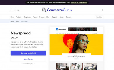 Newspread screenshot