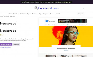 Newspread screenshot