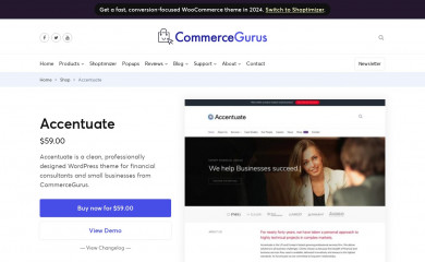 http://www.commercegurus.com/themes/accentuate/ screenshot