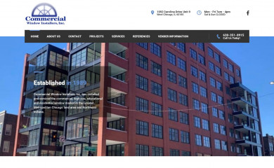 commercialwindowinstallers.com screenshot