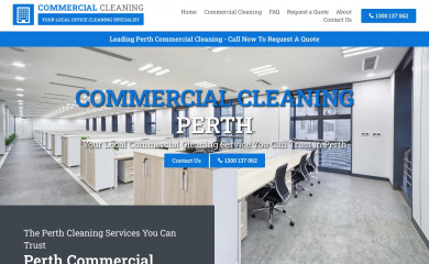 commercialcleaningperth.net.au screenshot
