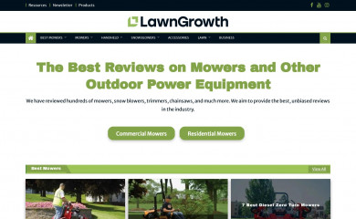 commercialmowerreviews.com screenshot