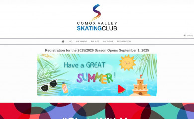 comoxvalleyskatingclub.ca screenshot