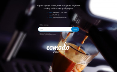 comodocreative.be screenshot