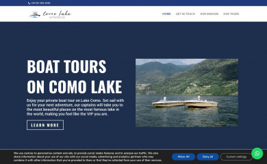comolakeexperience.com screenshot