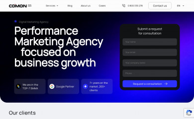 comon.agency screenshot