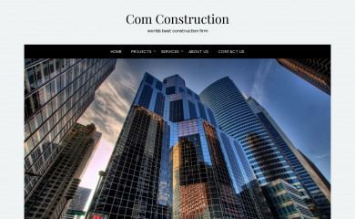 comconstruction.com.au screenshot