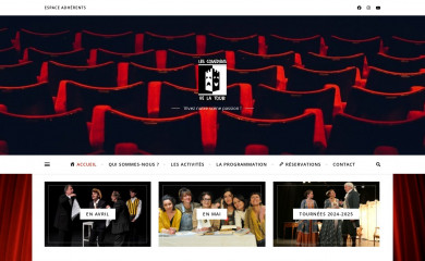 comediensdelatour.fr screenshot
