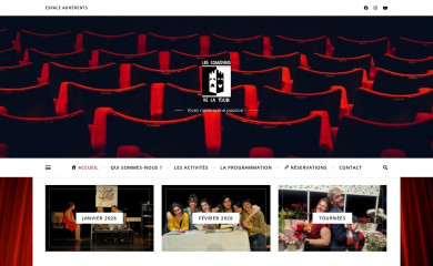 comediensdelatour.fr screenshot