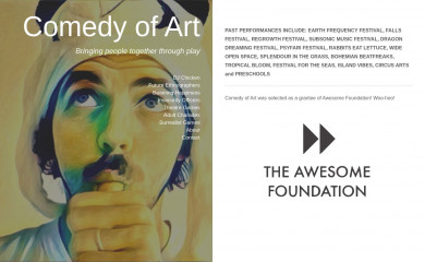 comedyofart.com screenshot