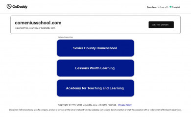 comeniusschool.com screenshot