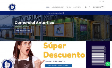 comercial-antartica.cl screenshot