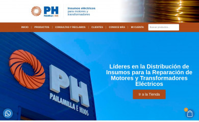 comercialph.cl screenshot