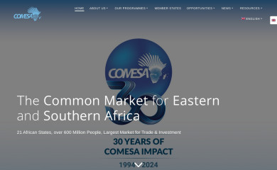 comesa.int screenshot