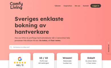 comfyliving.se screenshot