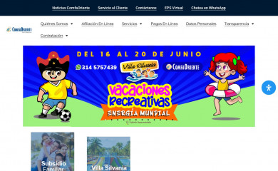 comfaoriente.com screenshot