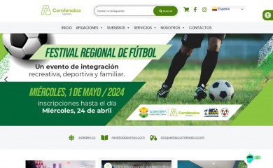 comfenalcoquindio.com screenshot