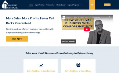 comfortinstitute.org screenshot