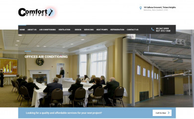 comfortsystems.co.nz screenshot