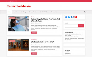 comicblackboxio.com screenshot
