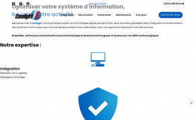 comlight.fr screenshot