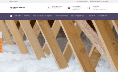 compte-isolation.com screenshot