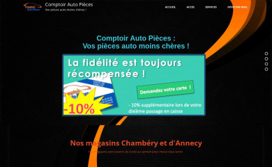 comptoirautopieces.fr screenshot