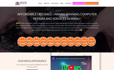 computerrepairsmanly.com.au screenshot