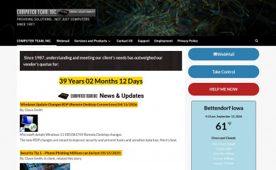 computerteam.com screenshot