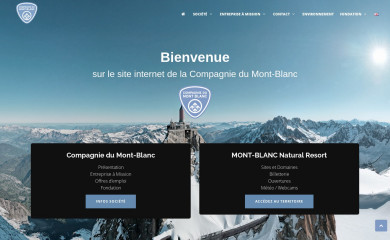 compagniedumontblanc.co.uk screenshot