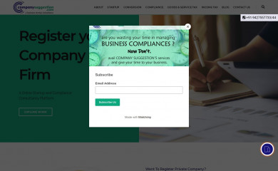 companysuggestion.com screenshot