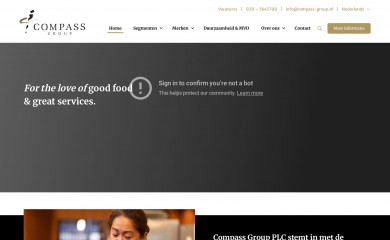 compass-group.nl screenshot