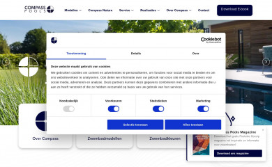compasspools.nl screenshot