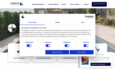 compasspools.nl screenshot