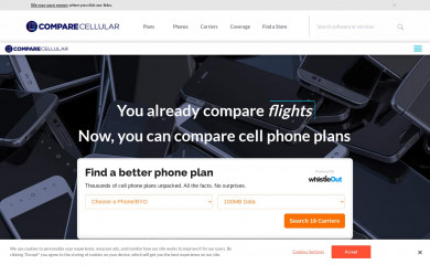 comparecellular.ca screenshot