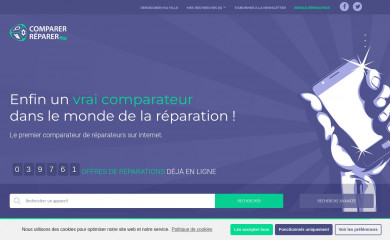 comparer-reparer.com screenshot