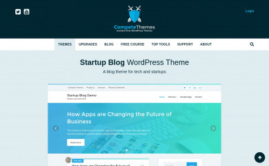 Startup Blog screenshot