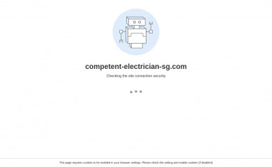 competent-electrician.com screenshot