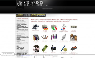 comprarcigarrilloelectronico.info screenshot
