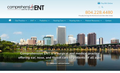 comprehensiveentva.com screenshot