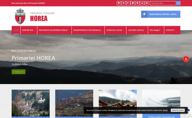 comunahorea.ro screenshot
