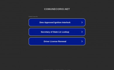comunecorio.net screenshot