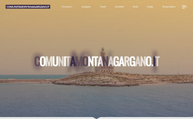comunitamontanagargano.it screenshot