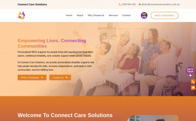 connectcaresolutions.com.au screenshot