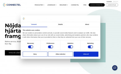 connectel.se screenshot