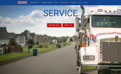 connecticutdumpsterrentals.com screenshot