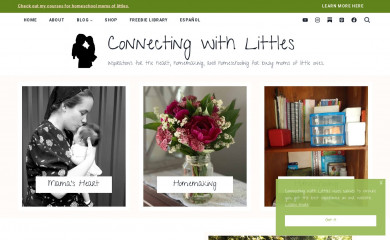 connectingwithlittles.com screenshot