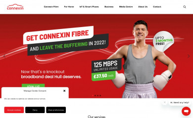 connexin.co.uk screenshot