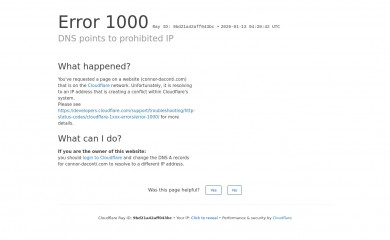 connor-daconti.com screenshot