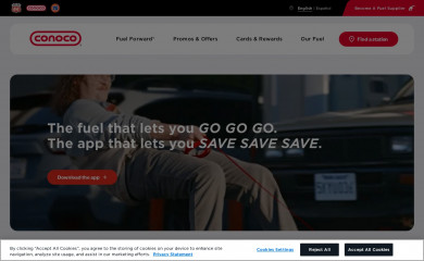 conoco.com screenshot